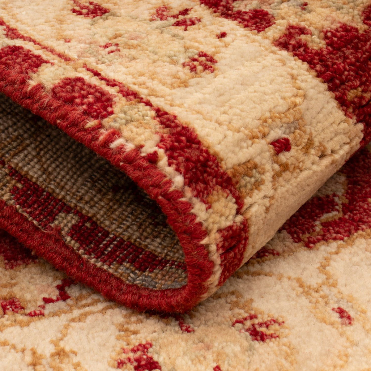 Ziegler tapijt - 90 x 60 cm - bordeauxrood