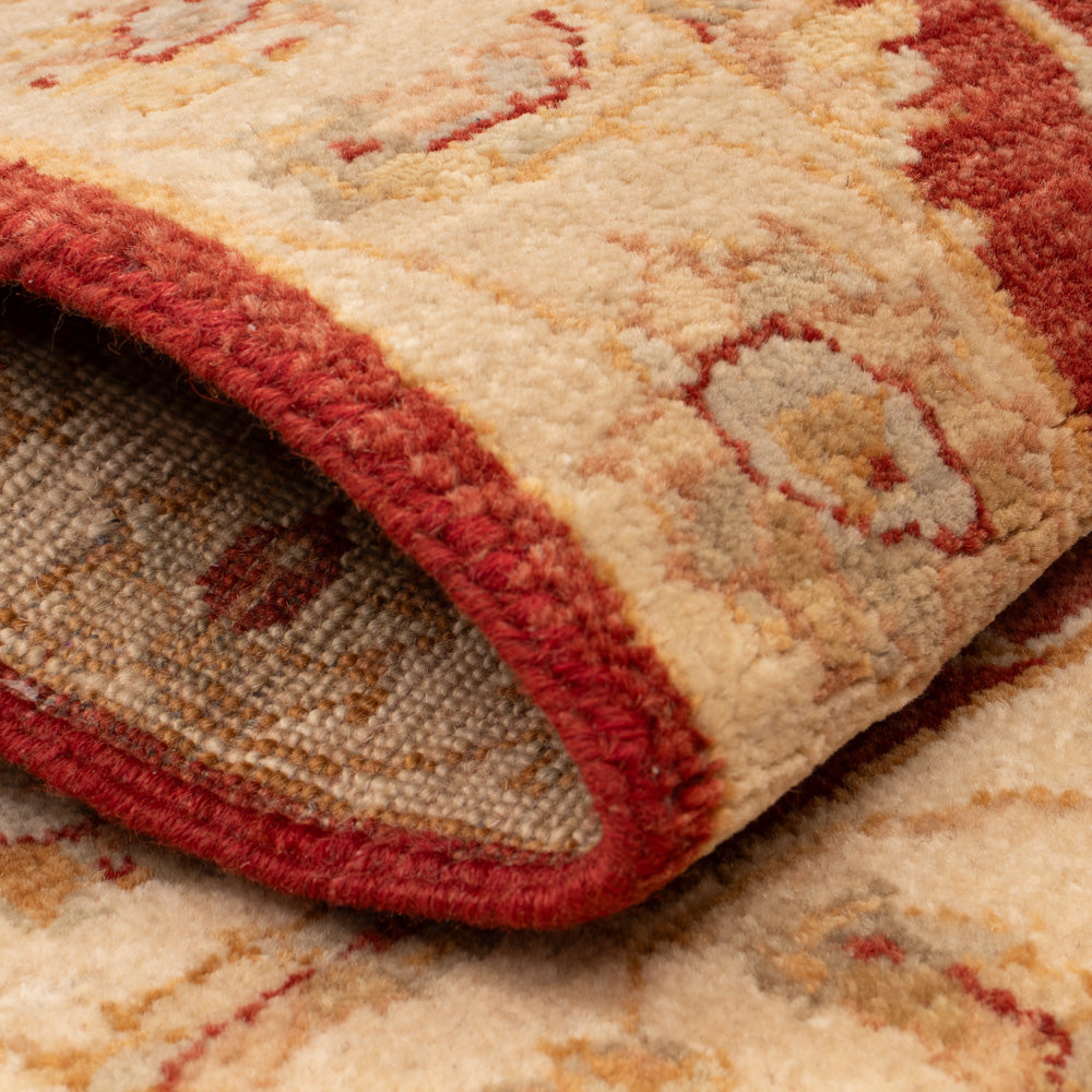 Ziegler tapijt - 90 x 60 cm - bordeauxrood