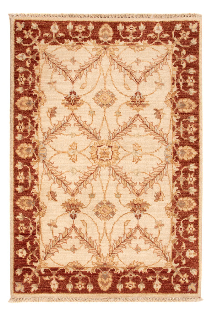 Ziegler tapijt - 90 x 60 cm - beige