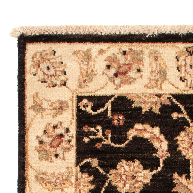 Ziegler tapijt - 90 x 60 cm - zwart