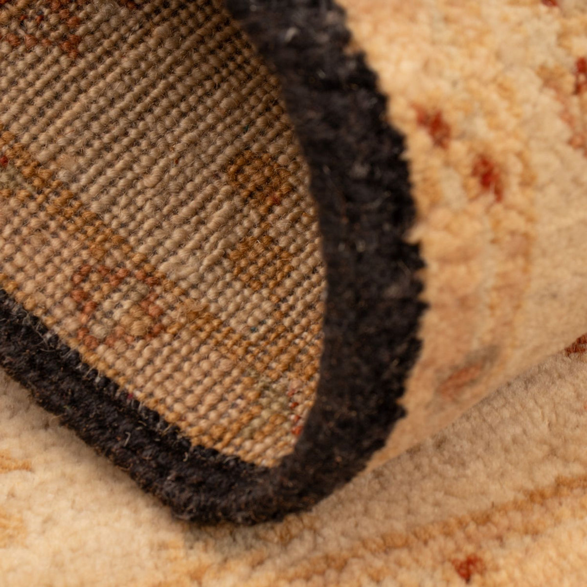 Ziegler tapijt - 90 x 60 cm - zwart