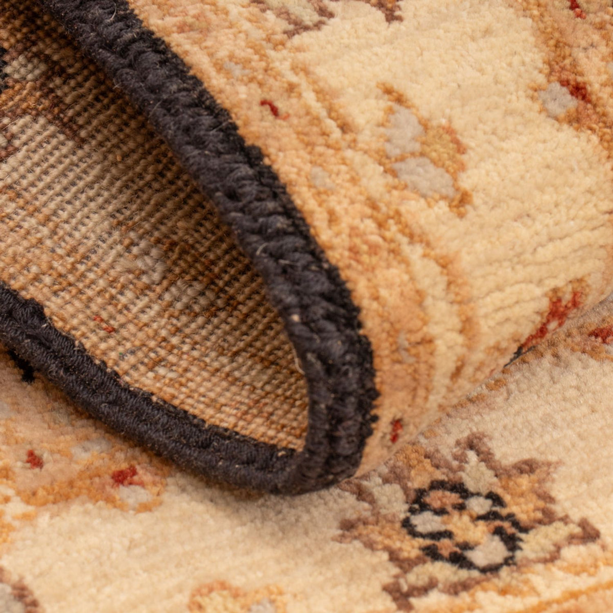 Ziegler tapijt - 90 x 60 cm - zwart