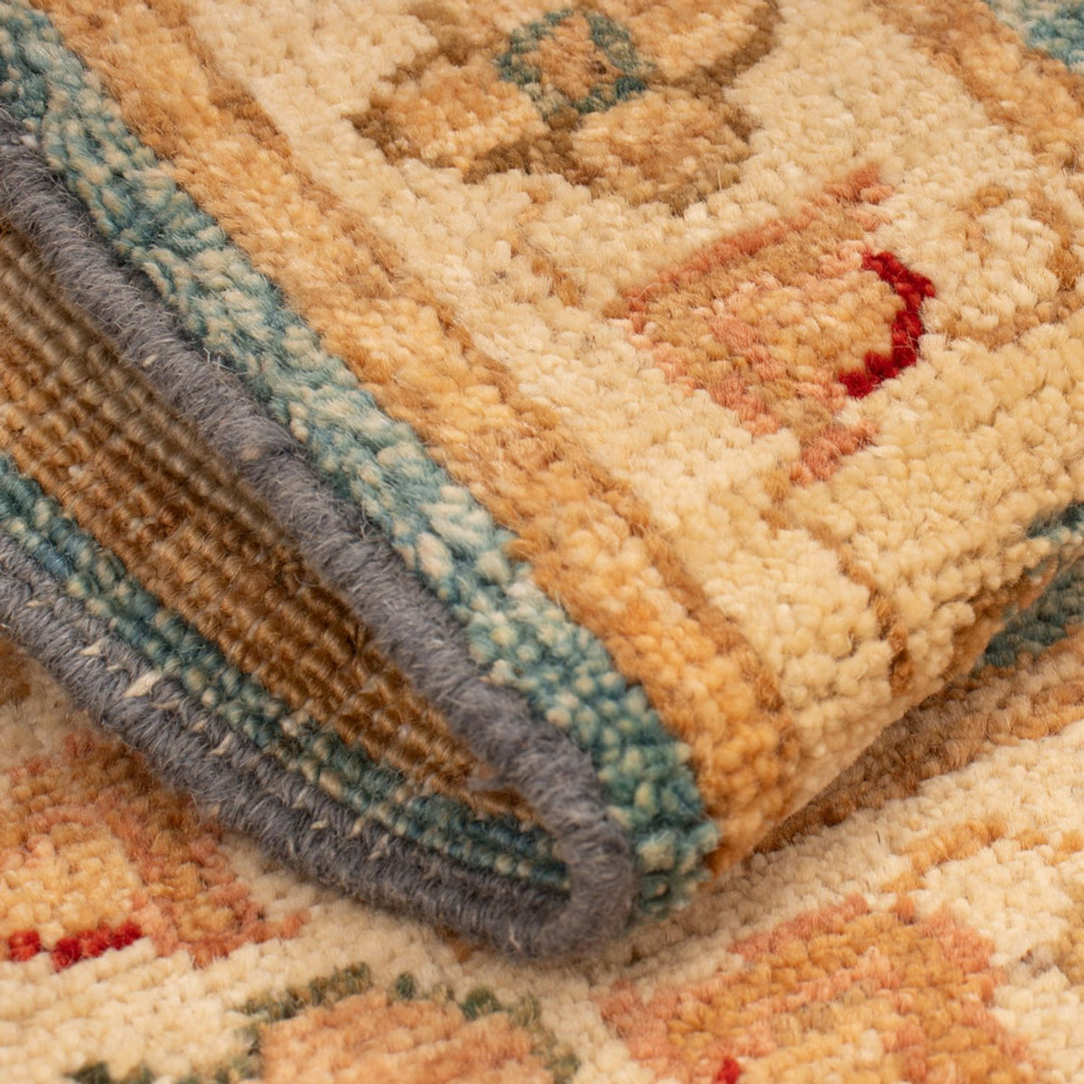 Ziegler tapijt - 67 x 50 cm - turkoois