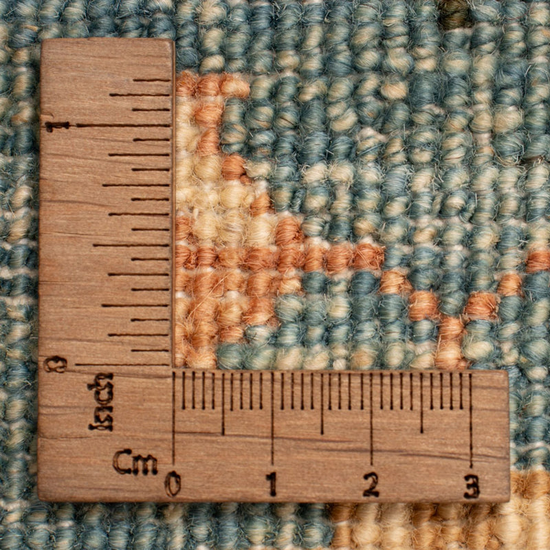 Ziegler tapijt - 67 x 50 cm - turkoois