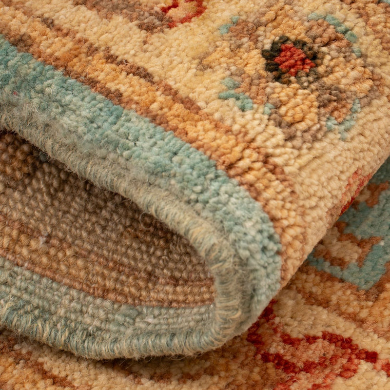 Ziegler tapijt - 71 x 53 cm - turkoois