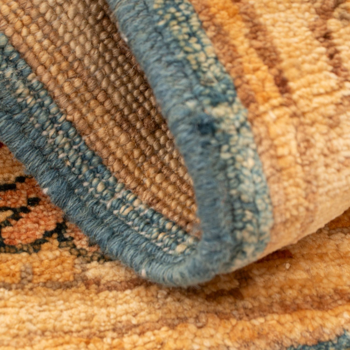 Ziegler tapijt - 67 x 52 cm - turkoois