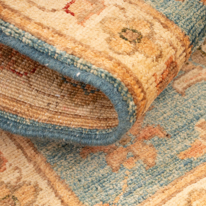 Ziegler tapijt - 71 x 55 cm - turkoois