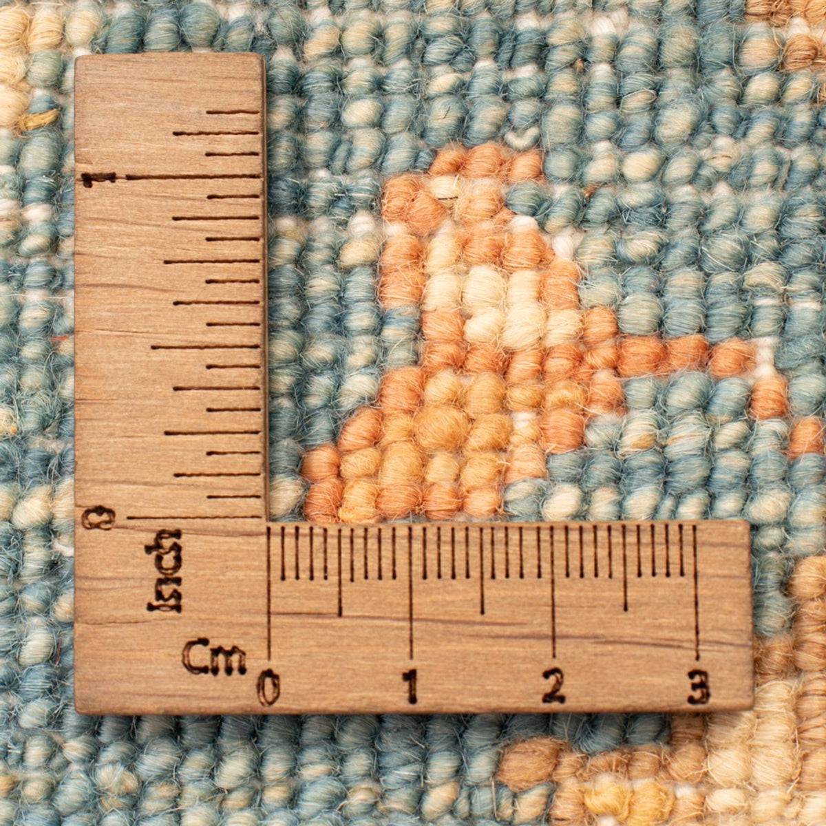 Ziegler tapijt - 69 x 52 cm - turkoois