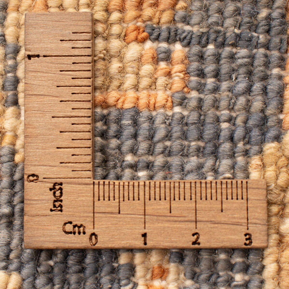 Ziegler tapijt - 70 x 54 cm - benzine blauw