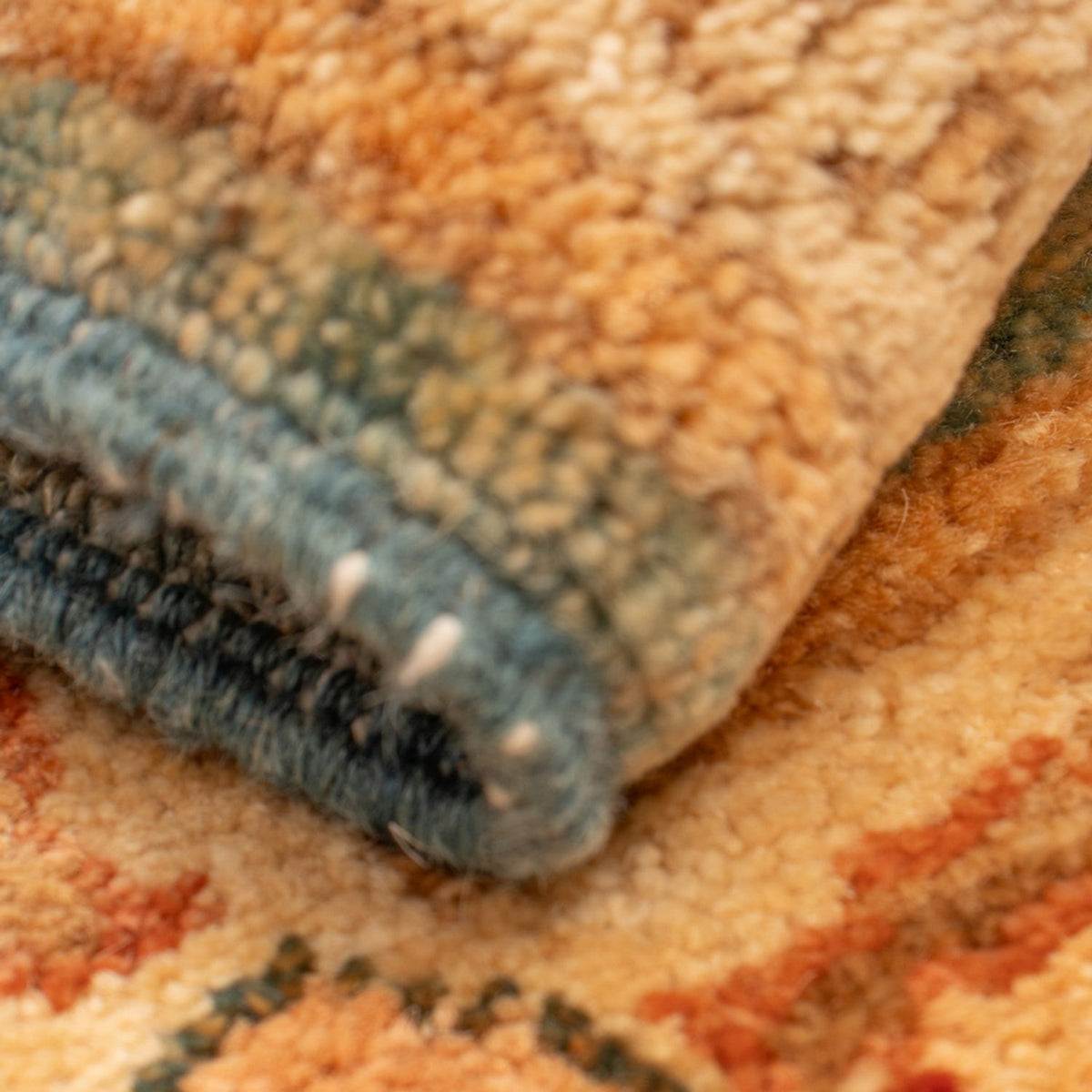 Ziegler tapijt - 71 x 52 cm - turkoois