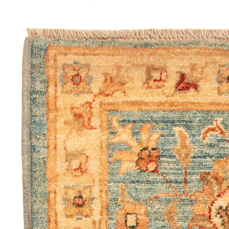 Ziegler tapijt - 76 x 52 cm - turkoois