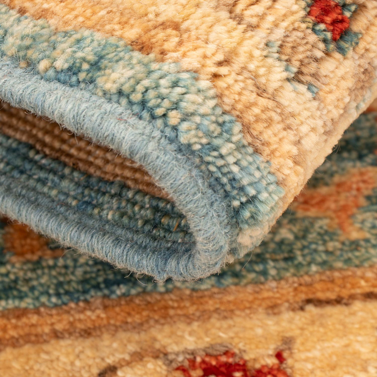 Ziegler tapijt - 71 x 51 cm - turkoois