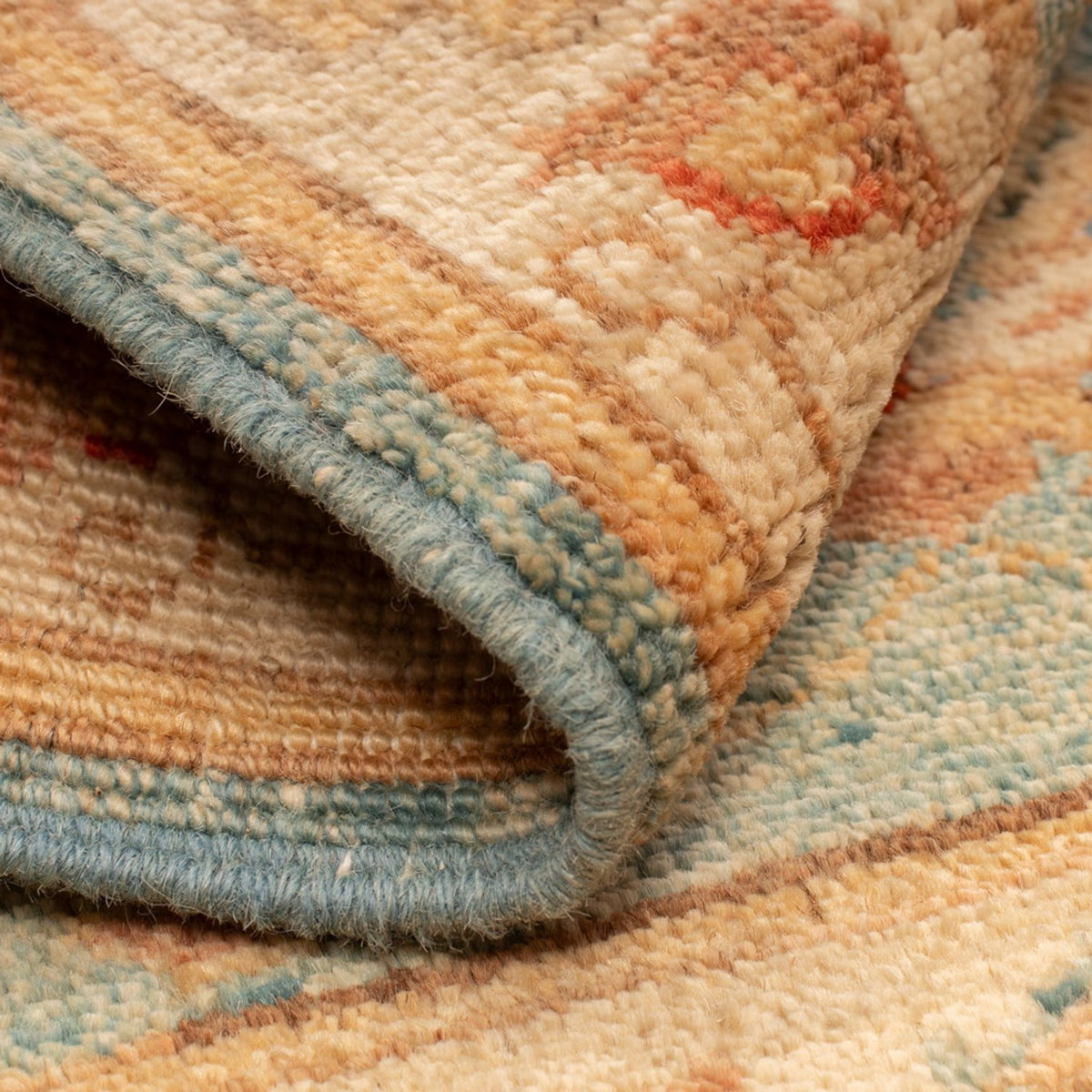 Ziegler tapijt - 65 x 55 cm - turkoois