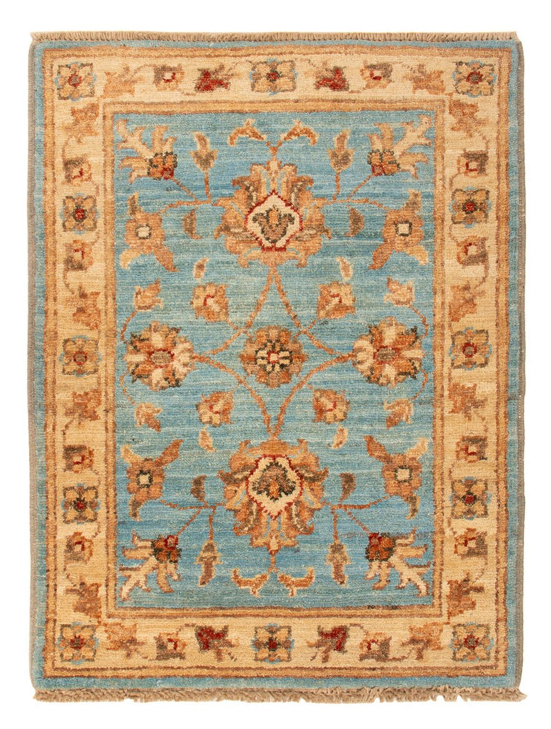Ziegler tapijt - 66 x 50 cm - blauw
