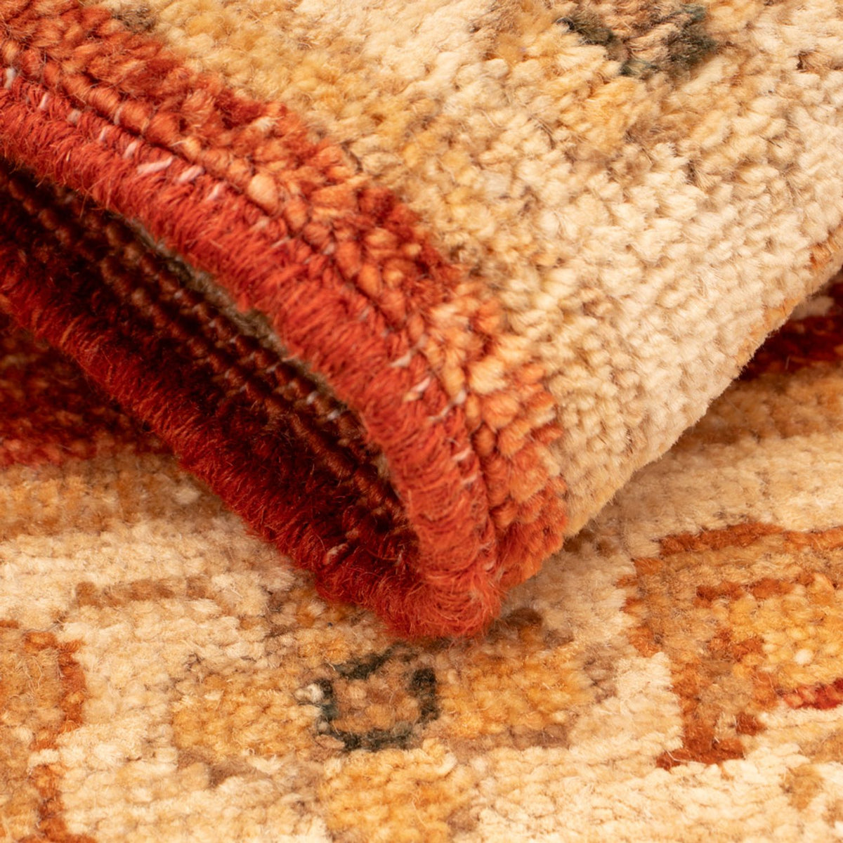 Ziegler tapijt - 67 x 49 cm - roest