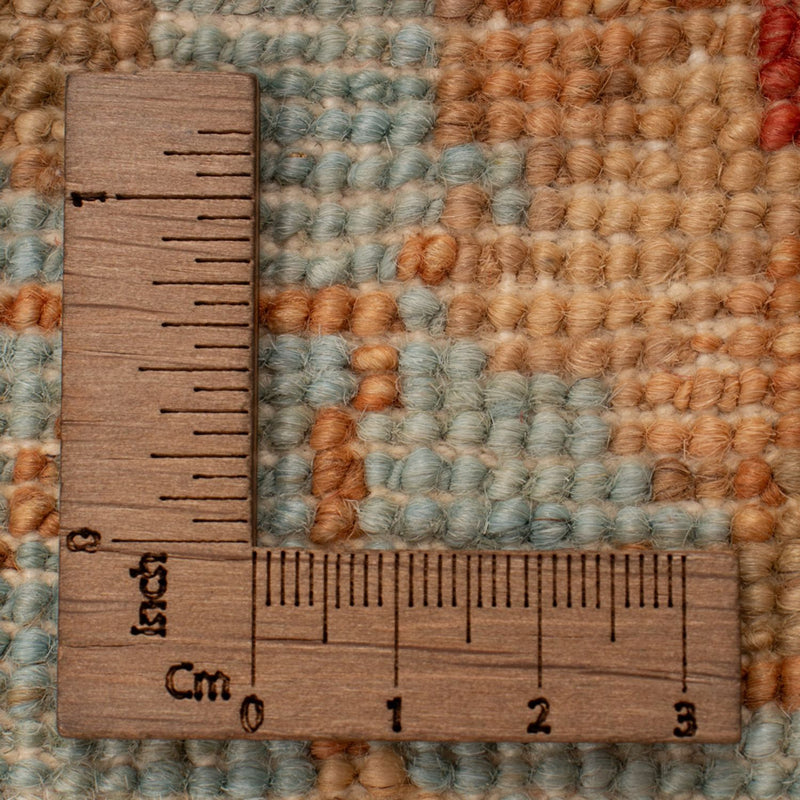 Ziegler Teppich - 69 x 54 cm - türkis