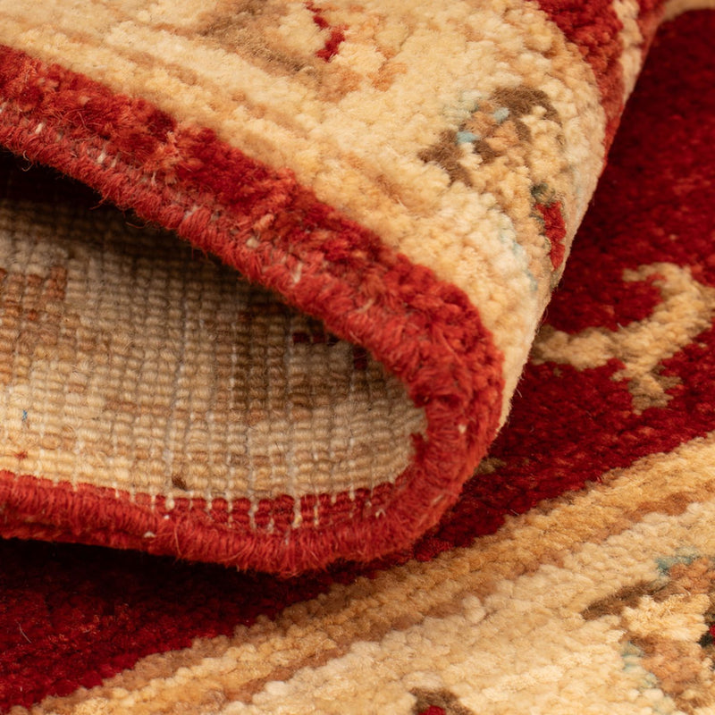 Ziegler Teppich - 70 x 54 cm - bordeauxrot