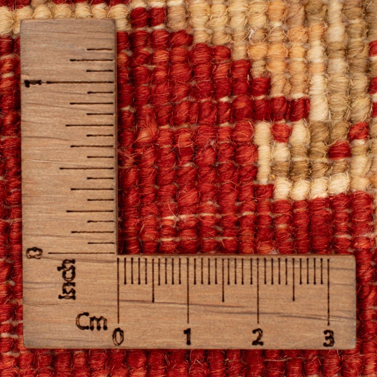 Ziegler Teppich - 70 x 54 cm - bordeauxrot