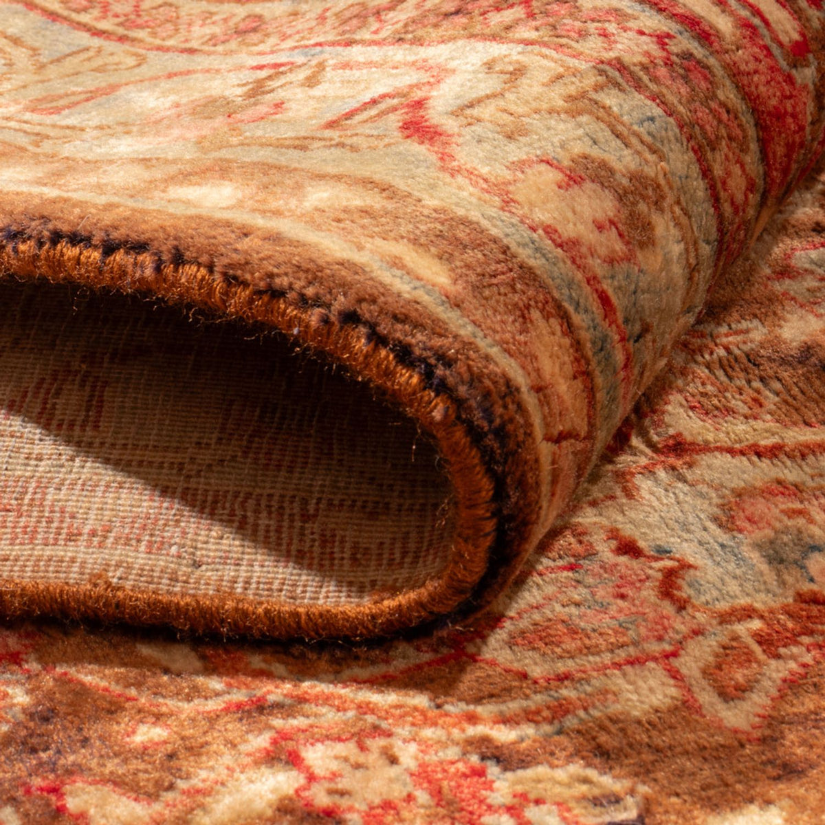 Vintage Teppich - 412 x 300 cm - dunkelbeige