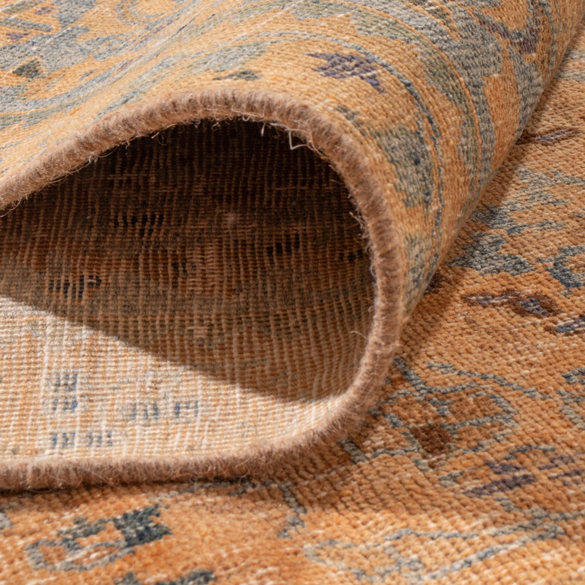 Vintage Teppich - 362 x 283 cm - dunkelbeige