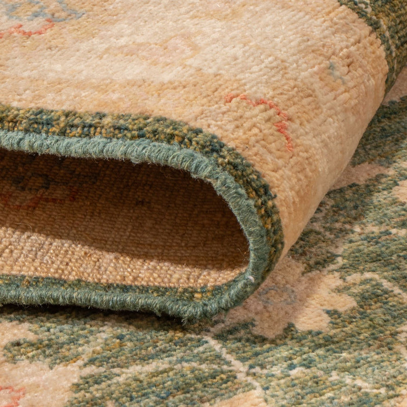 Läufer Ziegler - 393 x 83 cm - olivgrün