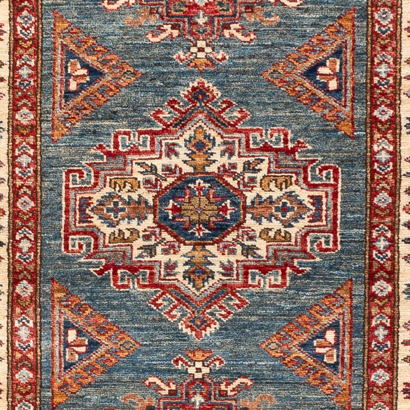 Läufer Ziegler - Kazak - 246 x 75 cm - mehrfarbig