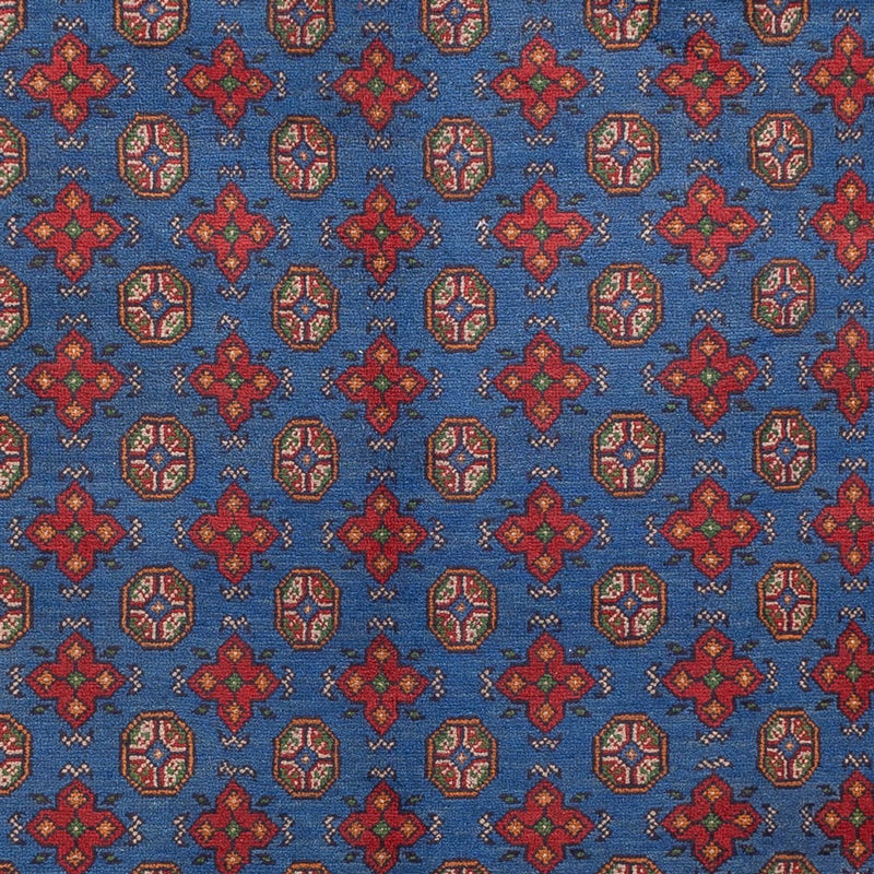 Afghan Teppich - Filpa - 394 x 300 cm - blau