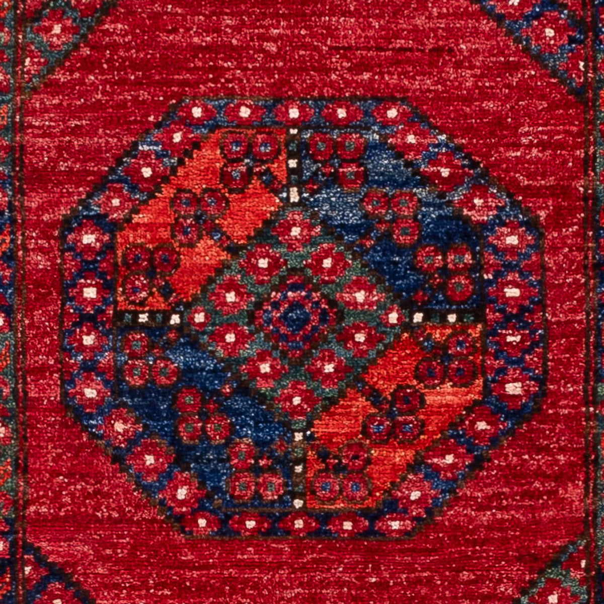 Läufer Afghan - 216 x 87 cm - rot