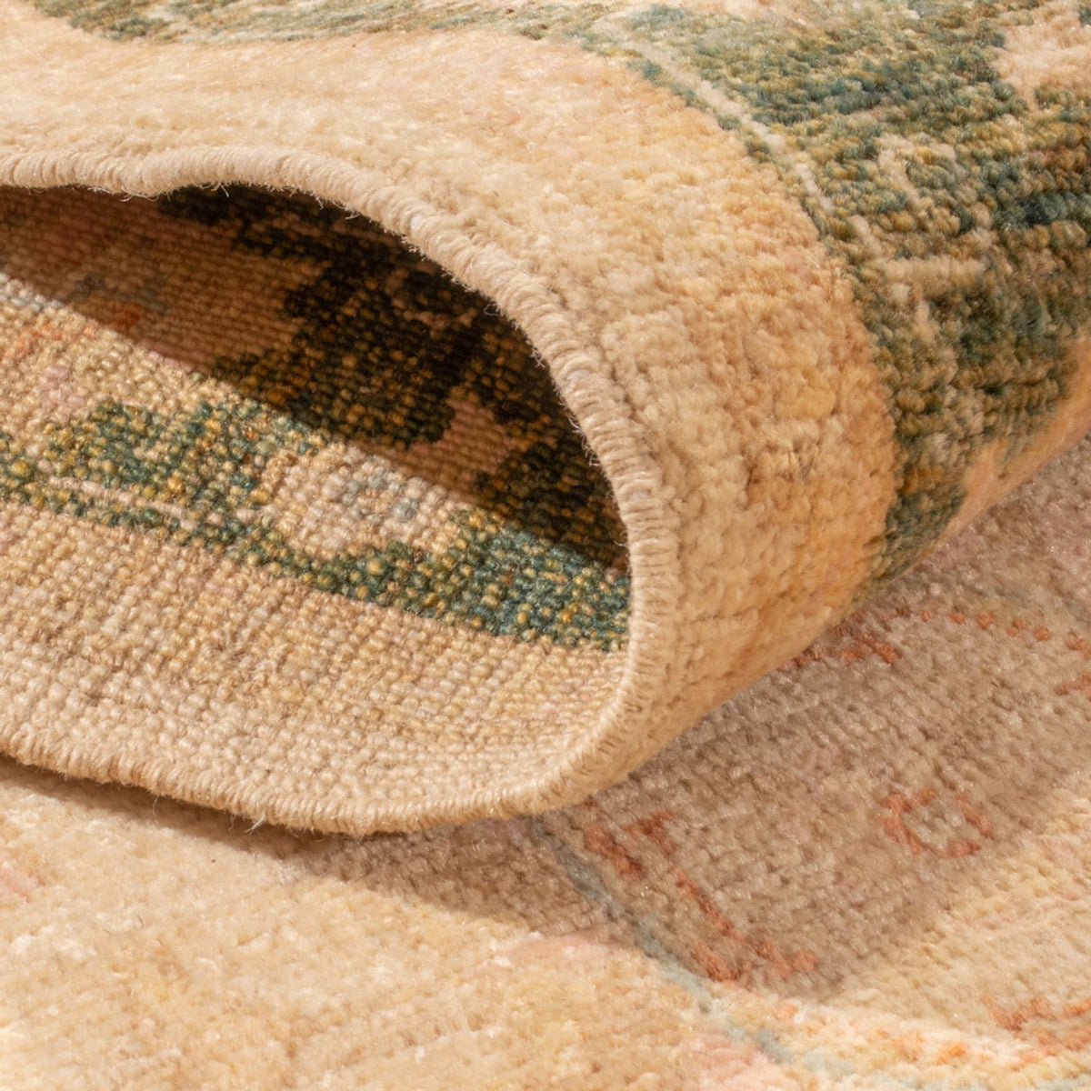 Loper Ziegler tapijt - 297 x 82 cm - beige