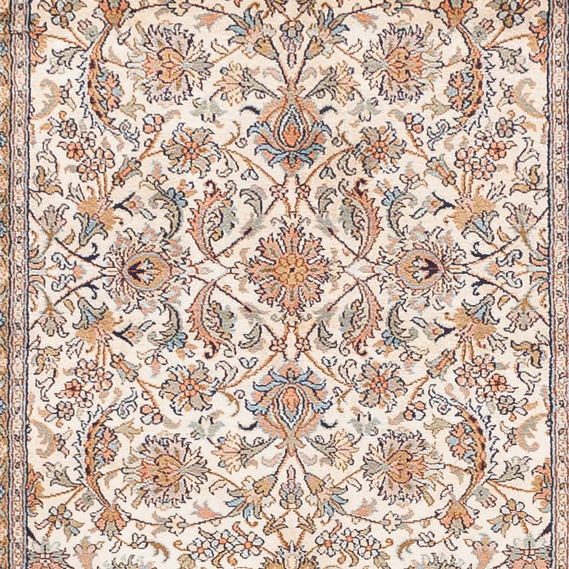 Läufer Seiden - Kaschmir Seide - 444 x 94 cm - beige