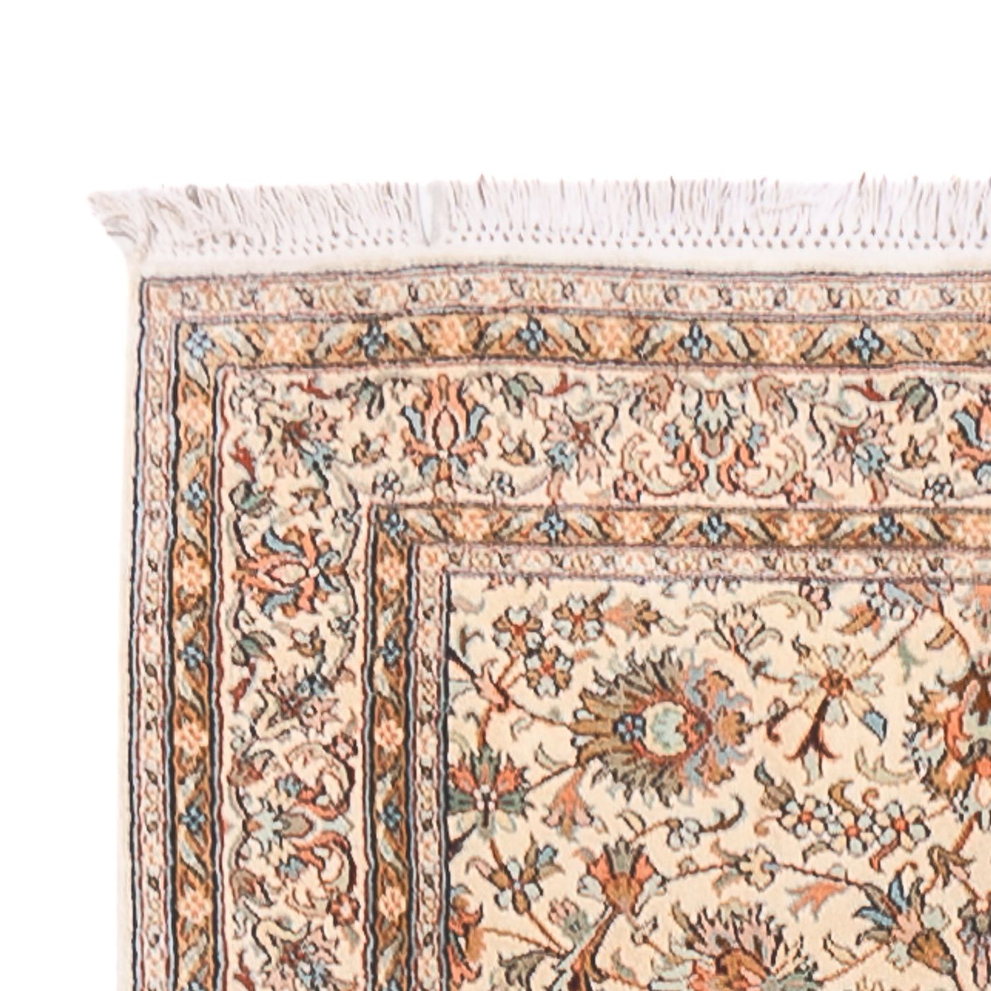 Kasjmir zijde Tapijt 444x94cm - Oosters Tapijt