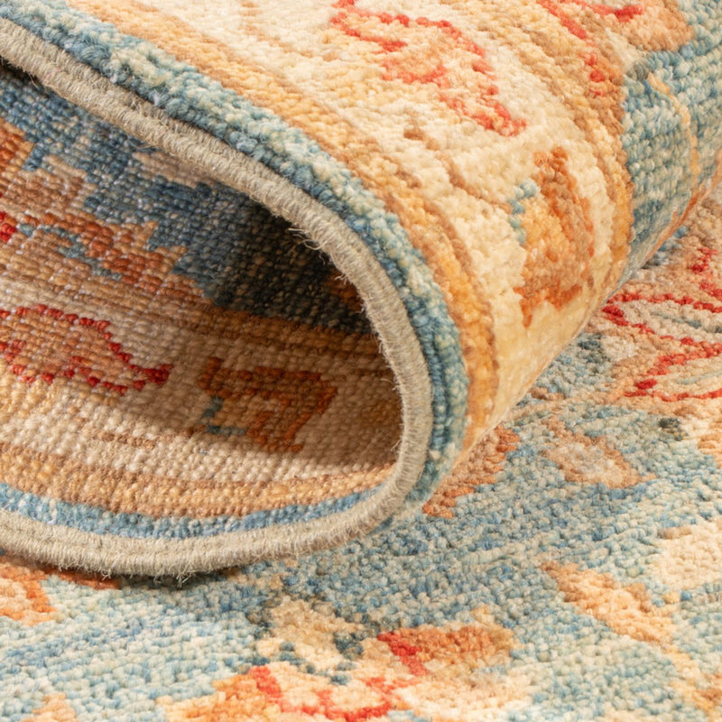 Läufer Ziegler - 154 x 50 cm - hellblau