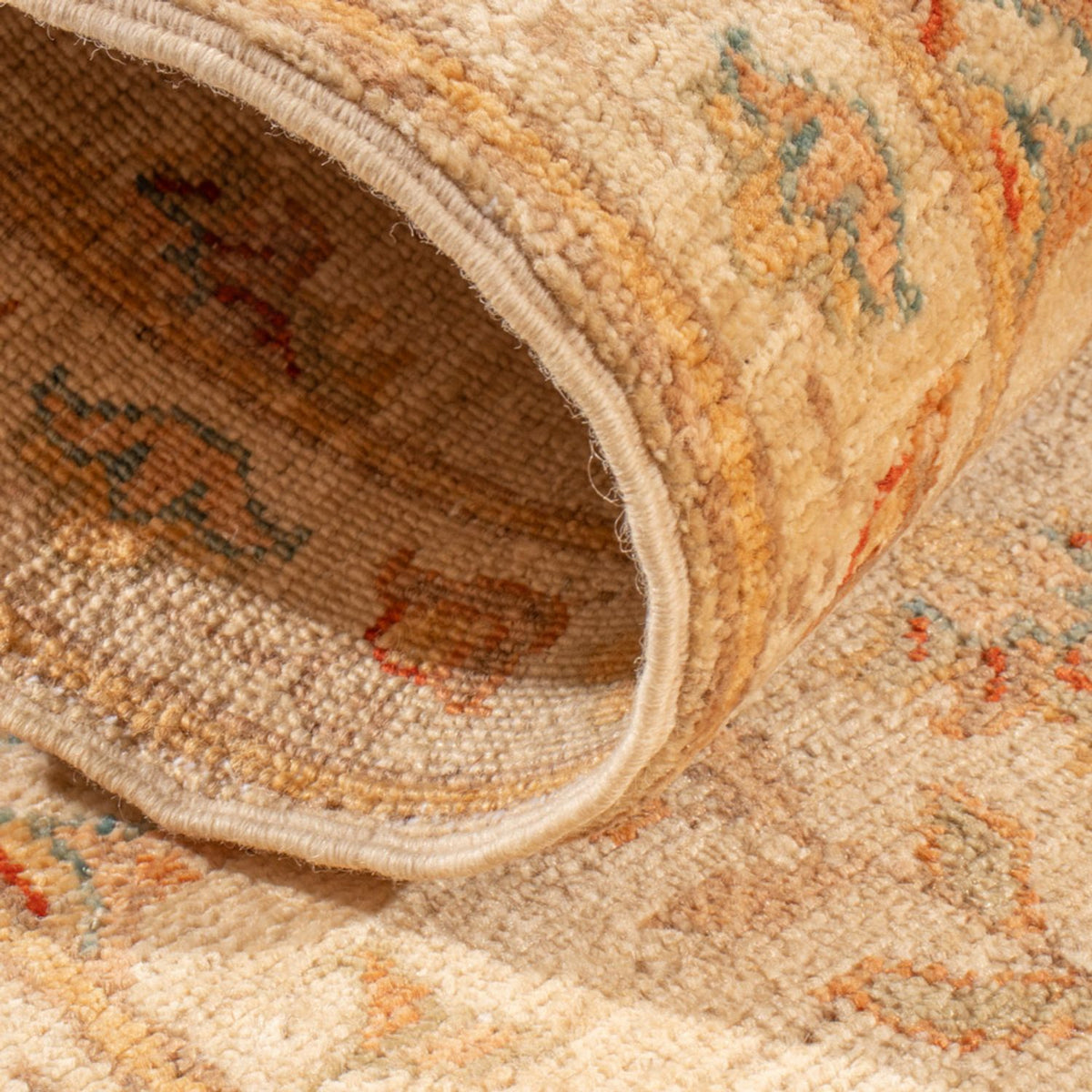 Loper Ziegler tapijt - 150 x 49 cm - beige