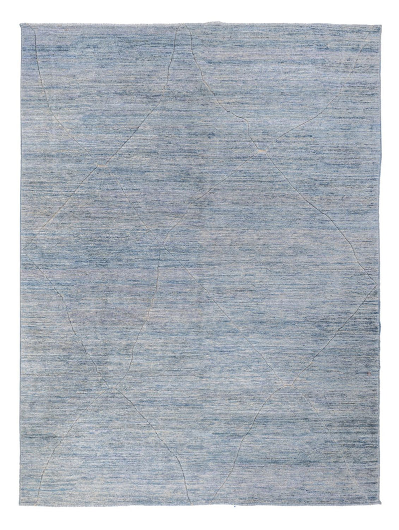 Ziegler Teppich - Modern - 360 x 274 cm - petrolblau