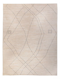 Designer Teppich - 410 x 310 cm - hellblau