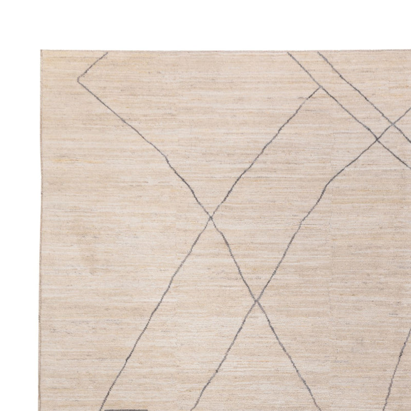 Designer Teppich - 410 x 310 cm - hellblau