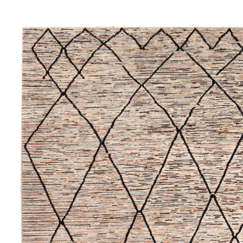 Designer Teppich - 284 x 218 cm - dunkelbeige