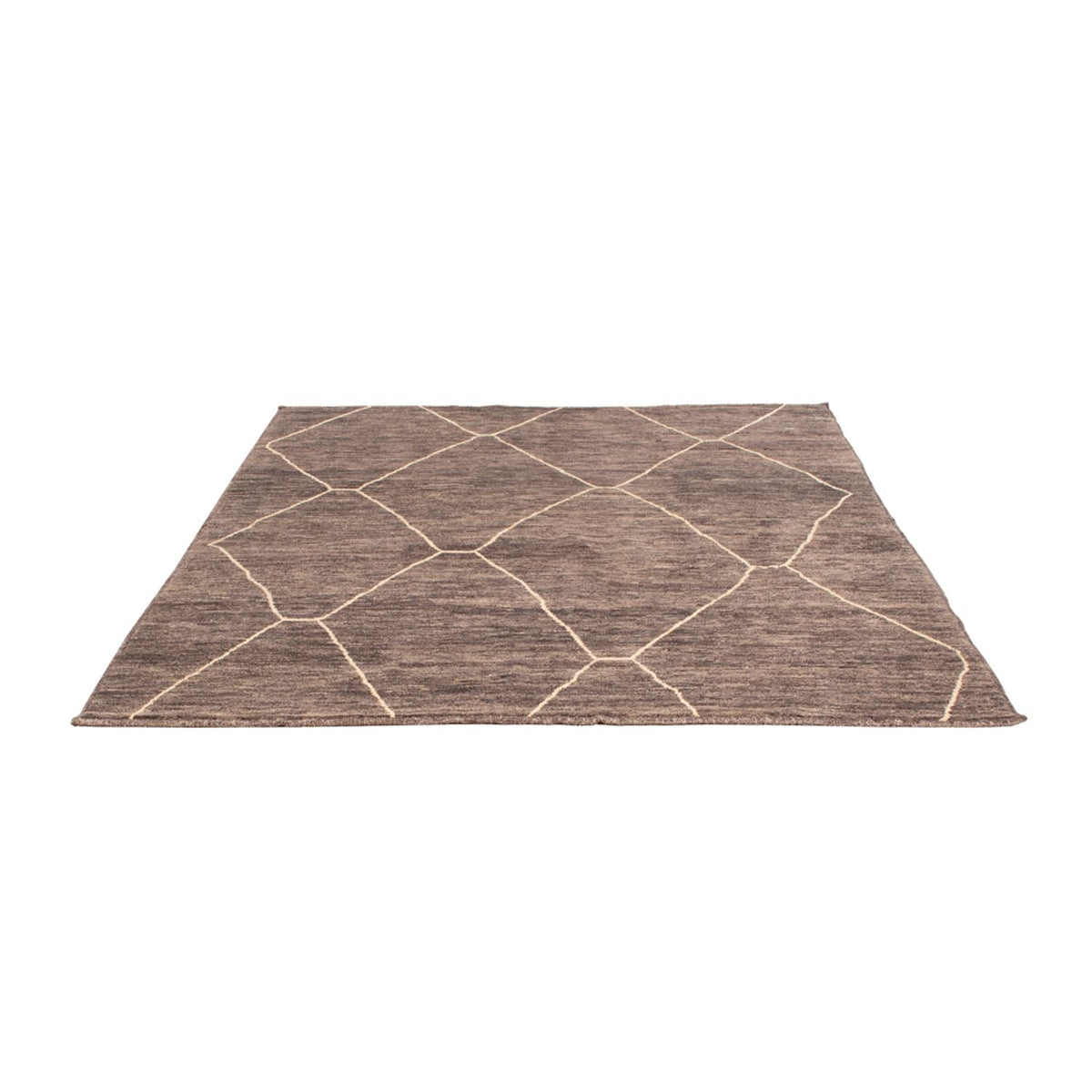 Designer Teppich - 194 x 158 cm - dunkelgrau