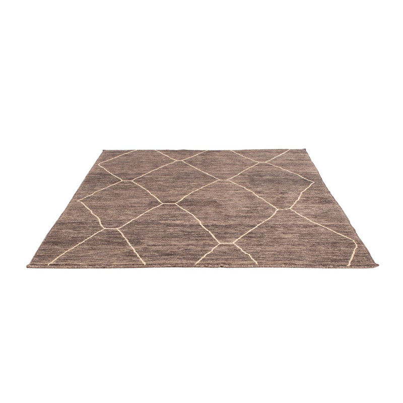 Designer Teppich - 194 x 158 cm - dunkelgrau