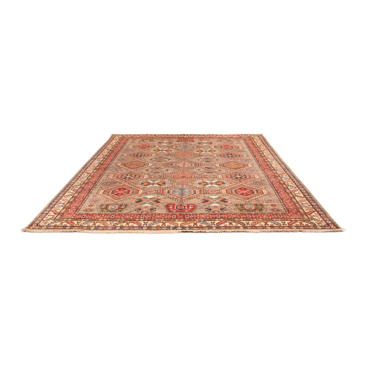 Ziegler Teppich - Kazak - 315 x 244 cm - dunkelbeige