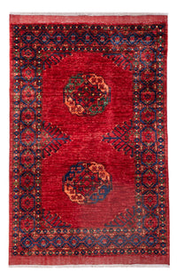 Afghan Teppich - 183 x 122 cm - rot