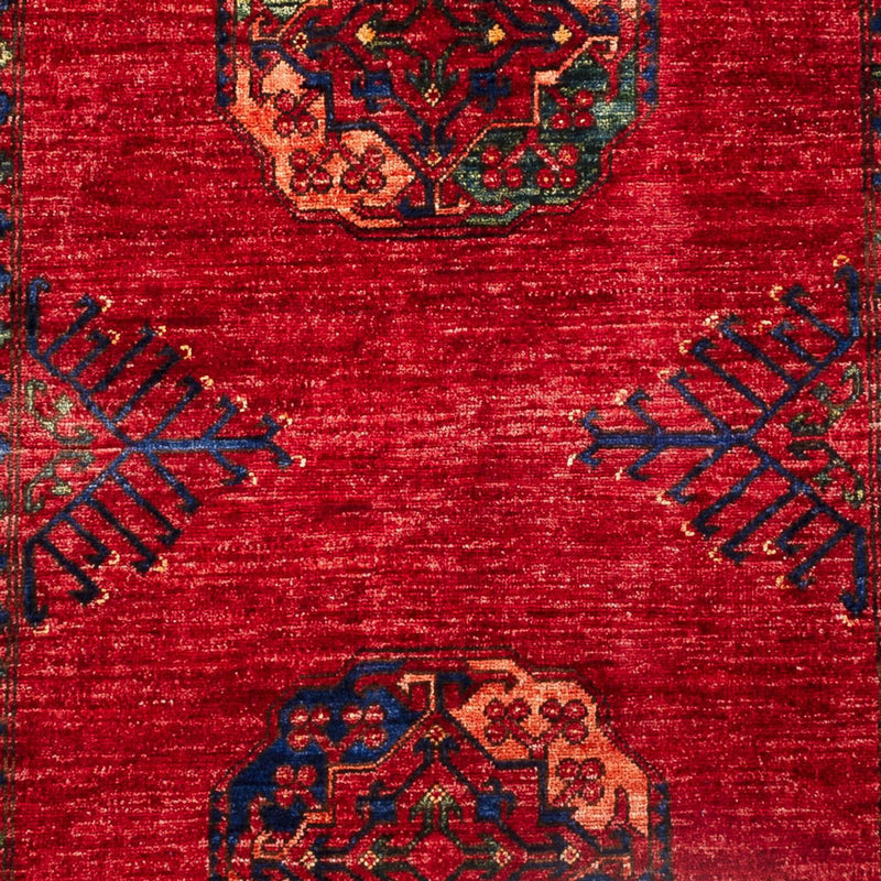 Afghan Teppich - 183 x 122 cm - rot