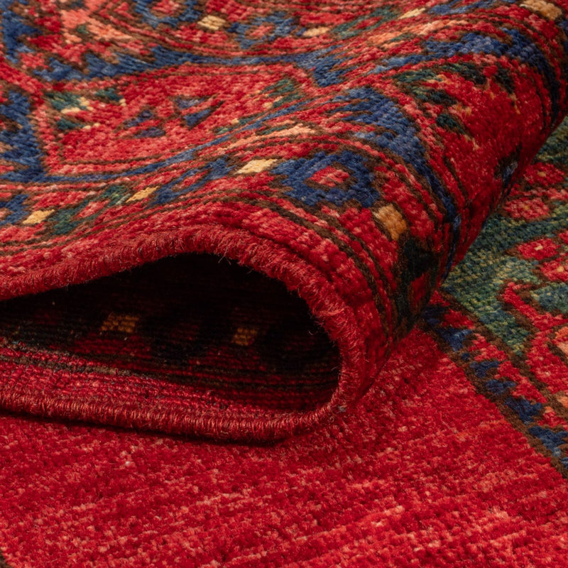 Afghan Teppich - 183 x 122 cm - rot