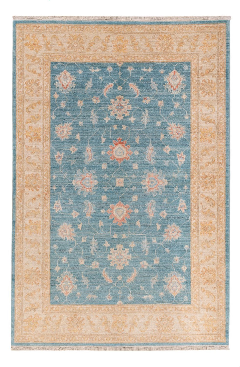 Ziegler Teppich - 175 x 123 cm - blau