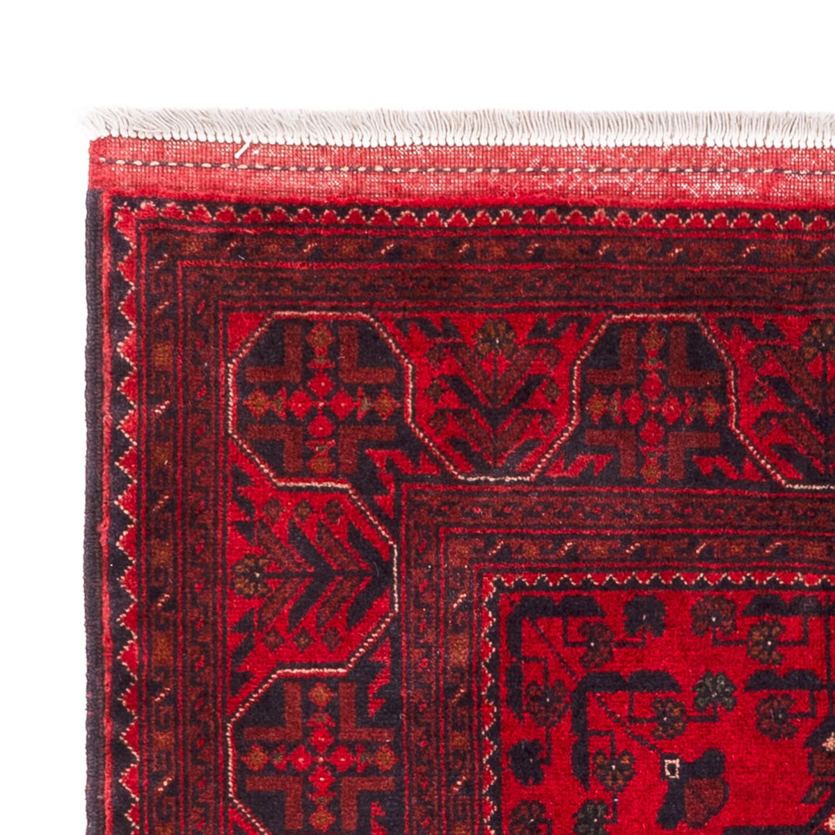Afghan Teppich - Kunduz - 150 x 98 cm - rot