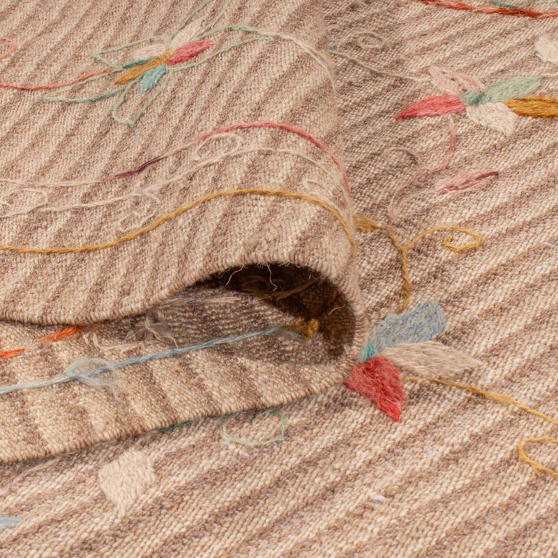 Kelim Teppich - Oriental - Soumak - 336 x 236 cm - creme