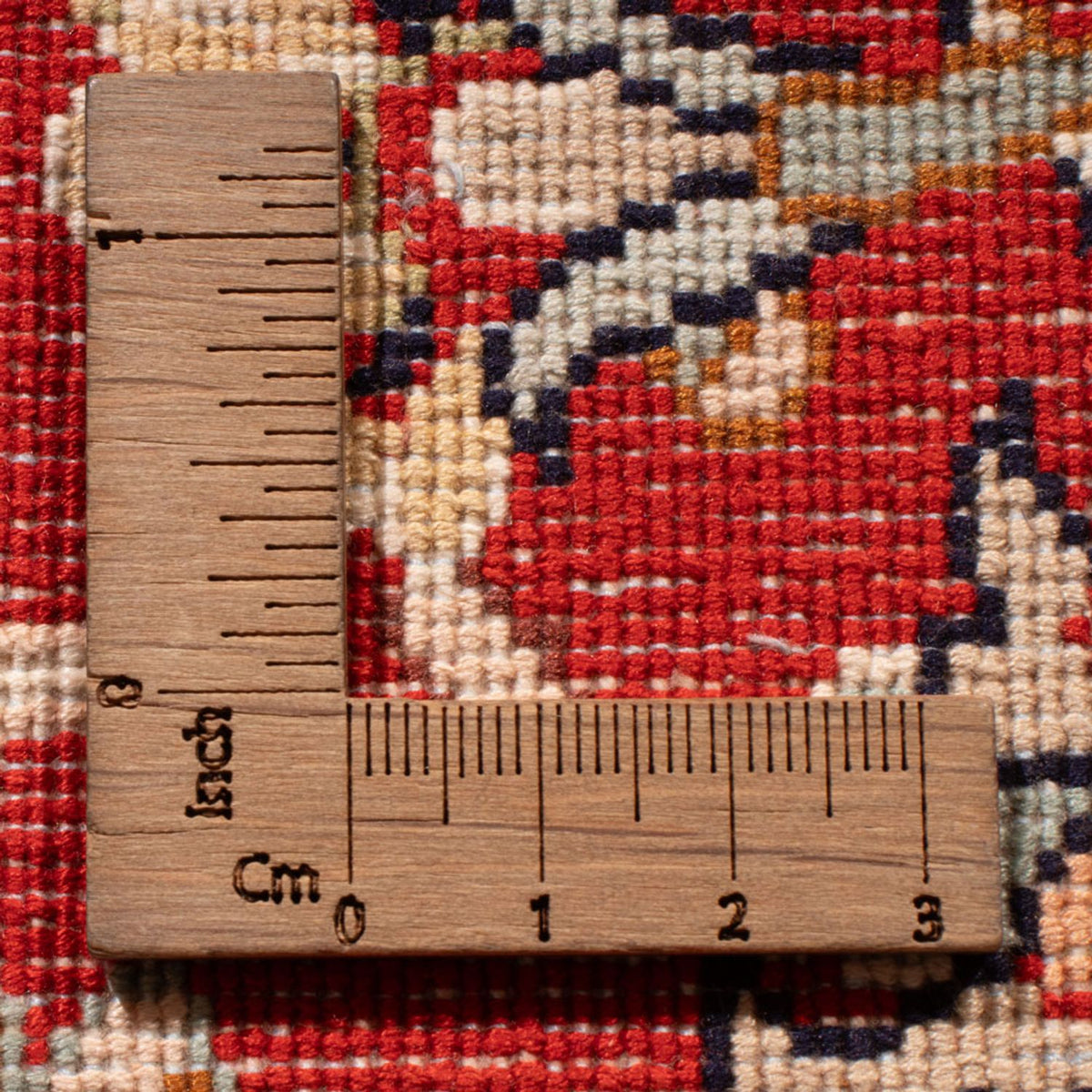 Läufer Seiden - Kaschmir Seide - 242 x 79 cm - rot