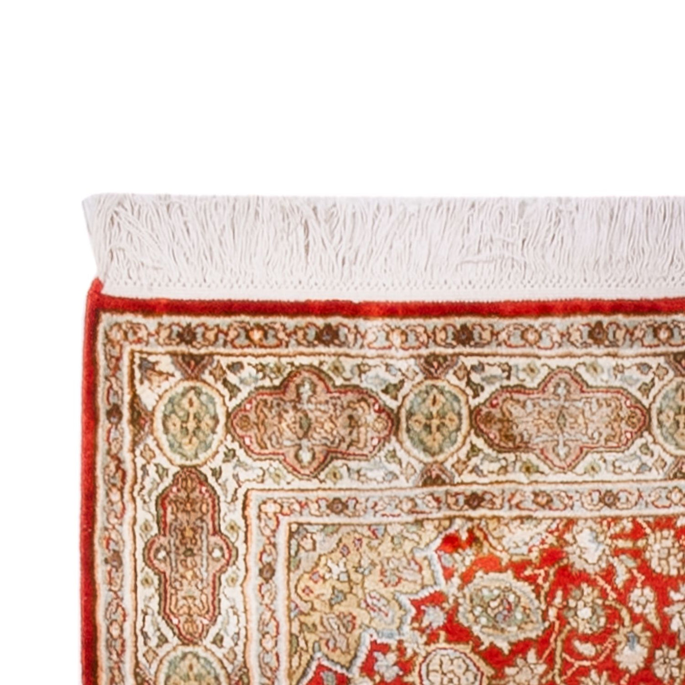 Kasjmir zijde Tapijt 251x79cm - Oosters Tapijt
