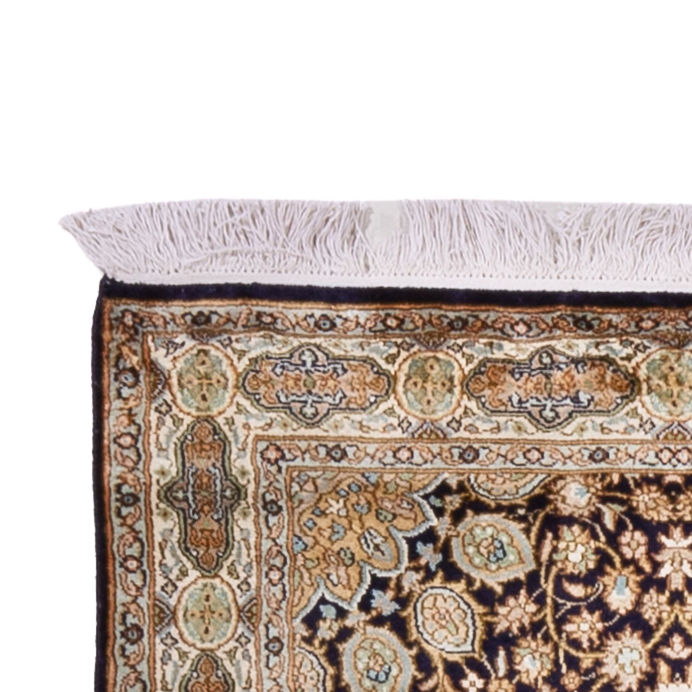 Kasjmir zijde Tapijt 255x81cm - Oosters Tapijt