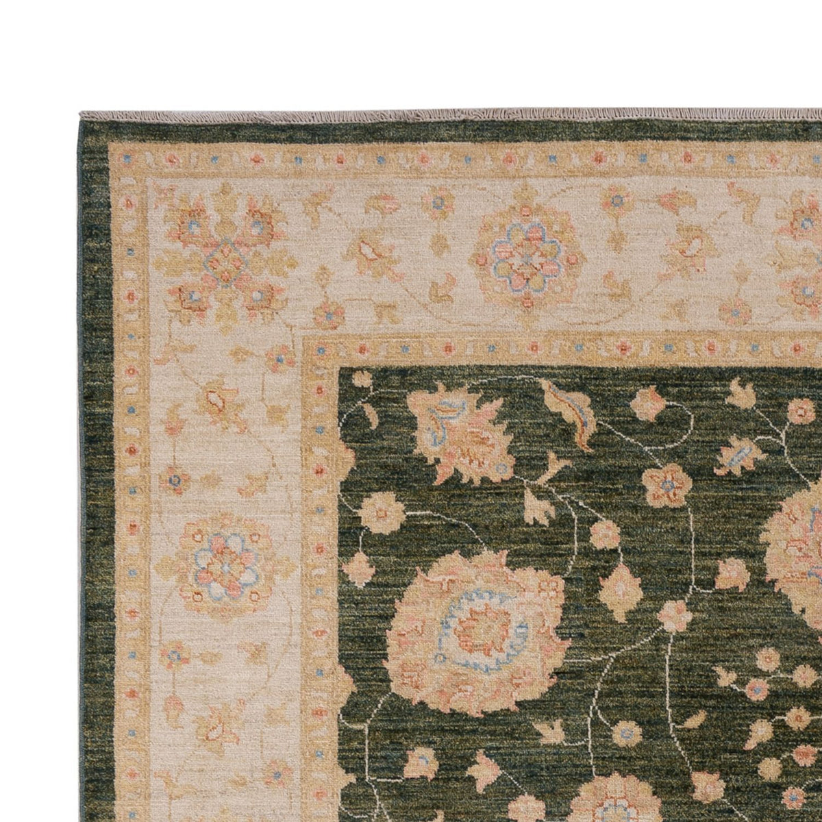 Ziegler tapijt - 298 x 205 cm - donkergroen